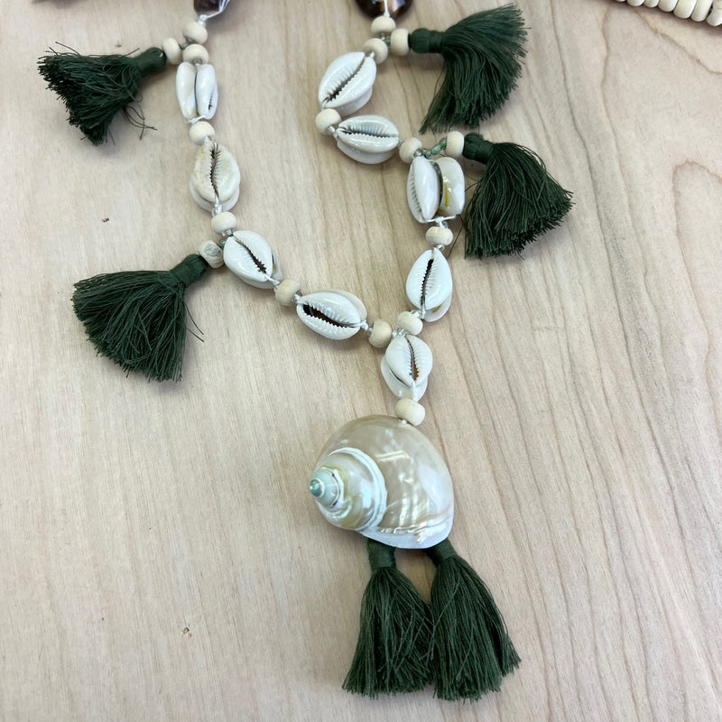 Kimberley Shell Tassel Necklace