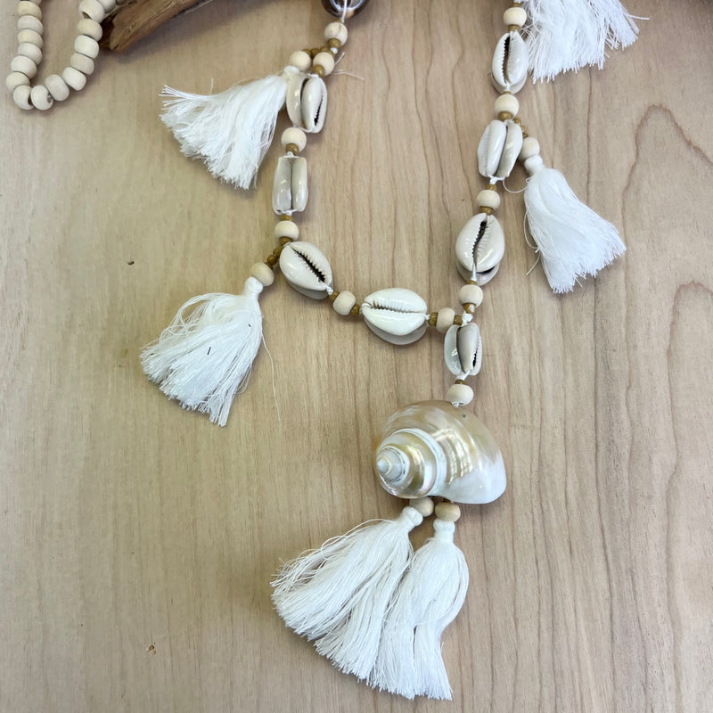 Kimberley Shell Tassel Necklace