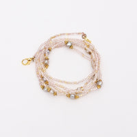 Freshwater Pearl and Crystal Eyeglass / Mask Chain