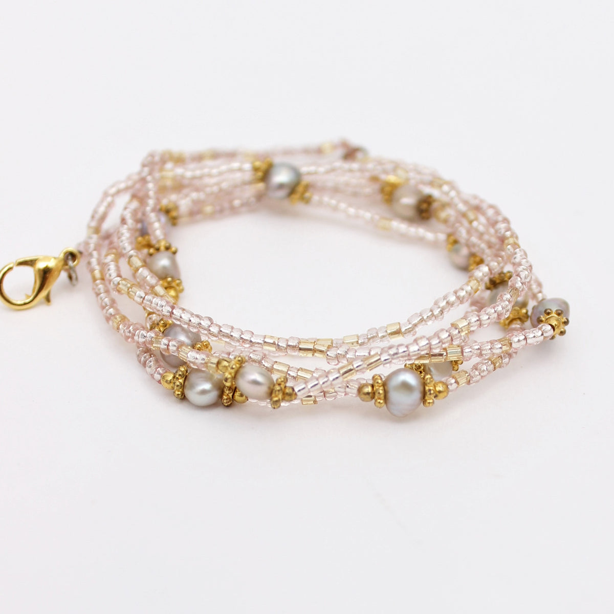 Freshwater Pearl and Crystal Eyeglass / Mask Chain