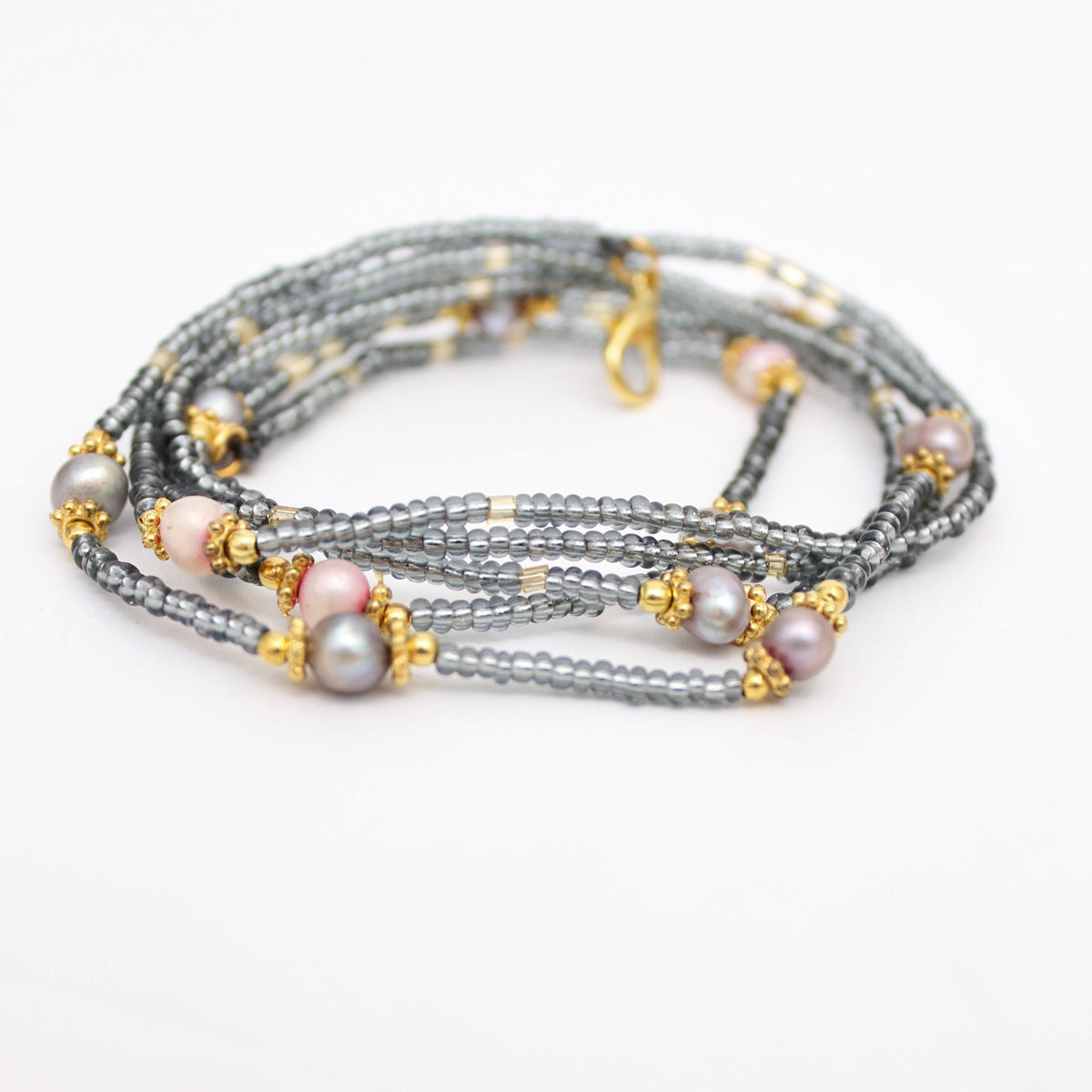 Freshwater Pearl and Crystal Eyeglass / Mask Chain