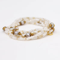 Freshwater Pearl and Crystal Eyeglass / Mask Chain