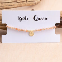 Medallion Stone Pull Bracelet | Shop Bali Queen