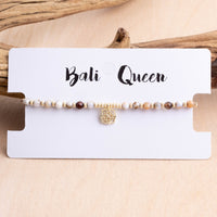 Medallion Stone Pull Bracelet | Shop Bali Queen