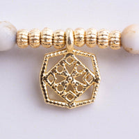 Medallion Stone Pull Bracelet | Shop Bali Queen