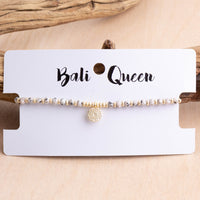 Medallion Stone Pull Bracelet | Shop Bali Queen