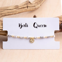 Medallion Stone Pull Bracelet | Shop Bali Queen