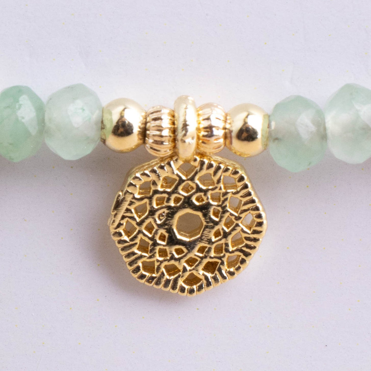 Medallion Stone Pull Bracelet | Shop Bali Queen