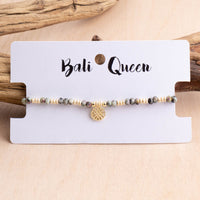 Medallion Stone Pull Bracelet | Shop Bali Queen