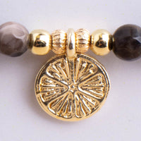 Medallion Stone Pull Bracelet | Shop Bali Queen