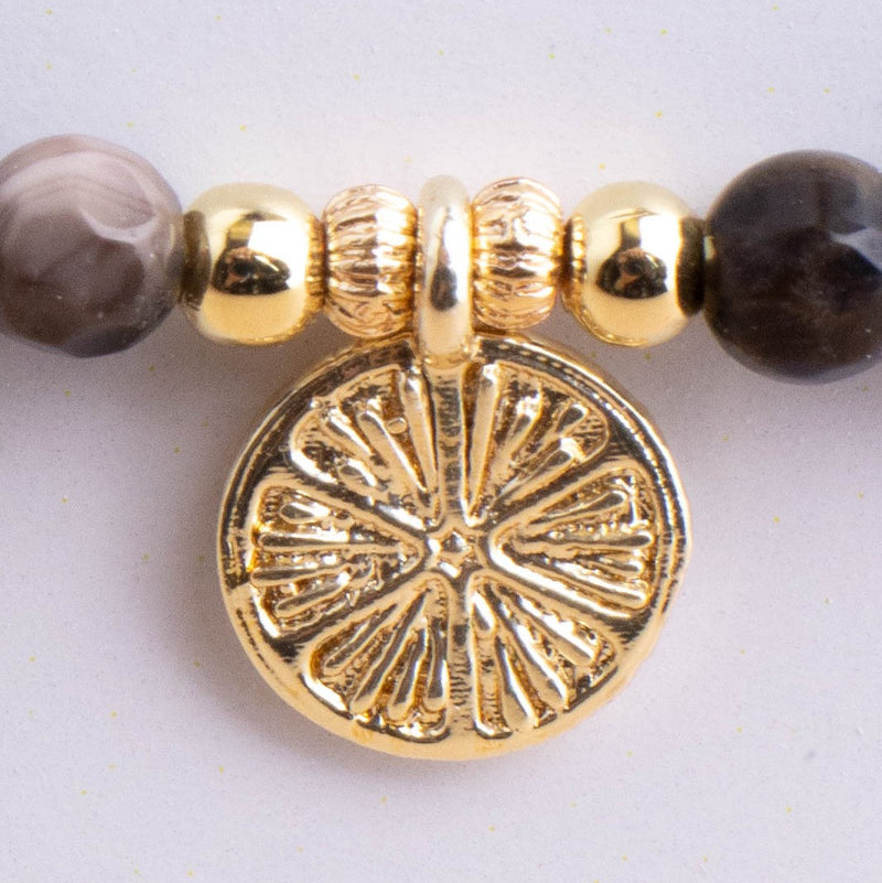 Medallion Stone Pull Bracelet | Shop Bali Queen