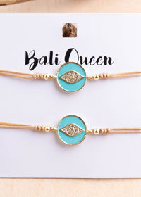 Glitz Evil Eye 2-Pack Friendship Bracelets | Shop Bali Queen
