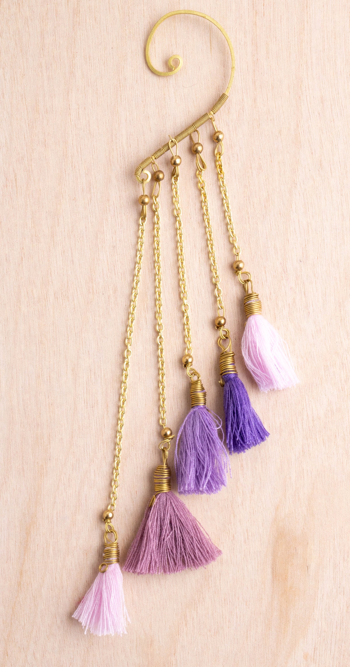 Tiered Tassel Ear Cuff | Shop Bali Queen