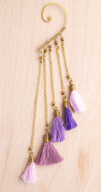 Tiered Tassel Ear Cuff | Shop Bali Queen