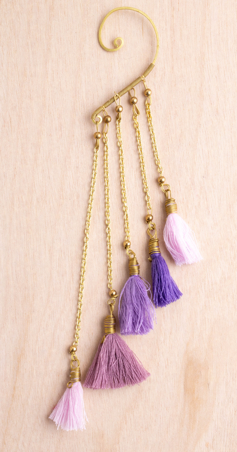Tiered Tassel Ear Cuff | Shop Bali Queen