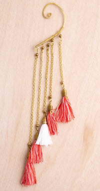 Tiered Tassel Ear Cuff | Shop Bali Queen