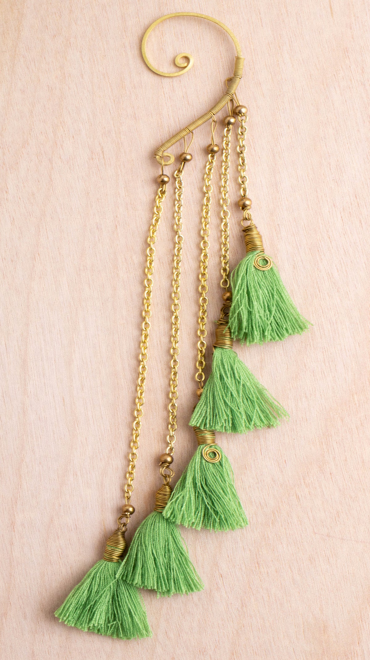 Tiered Tassel Ear Cuff | Shop Bali Queen