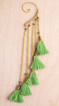 Tiered Tassel Ear Cuff | Shop Bali Queen