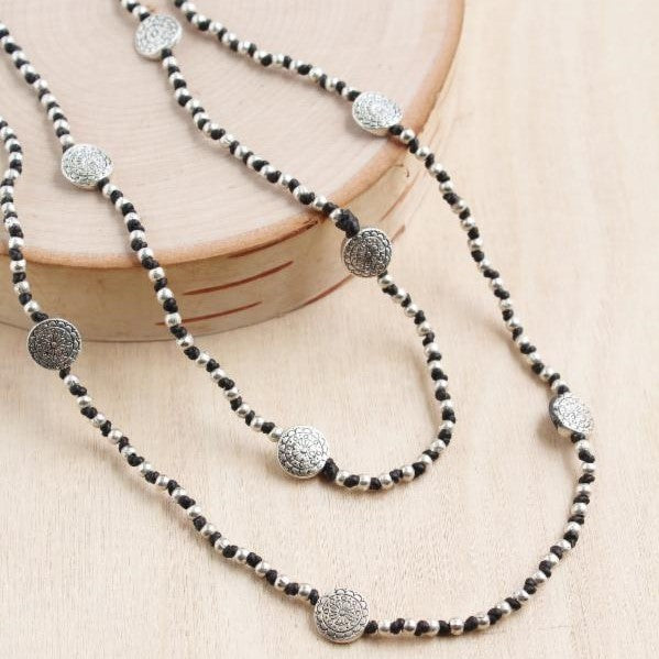 Medallion Layering Alloy Necklace