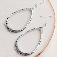 Teardrop Hoop Earrings