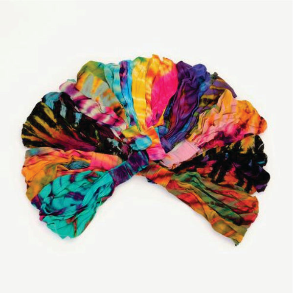 Tie Dye Headband 12-Pack
