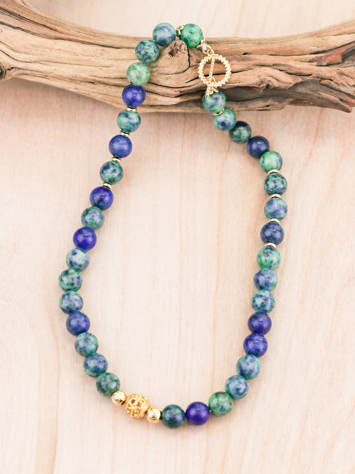 Stackable Stone Toggle Necklace