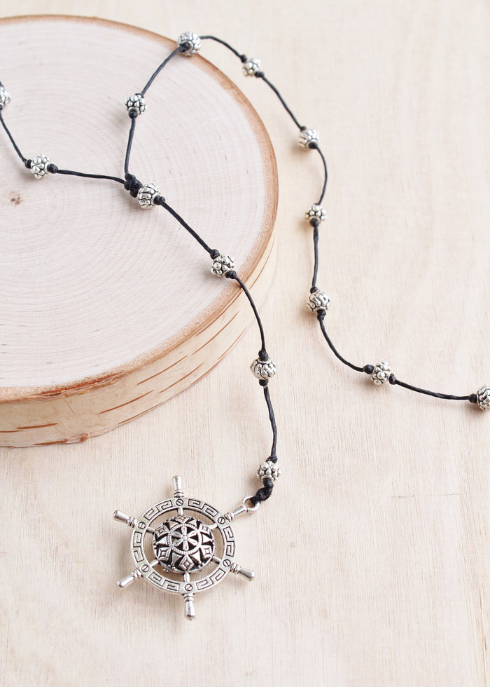 Captains Wheel Alloy Necklace