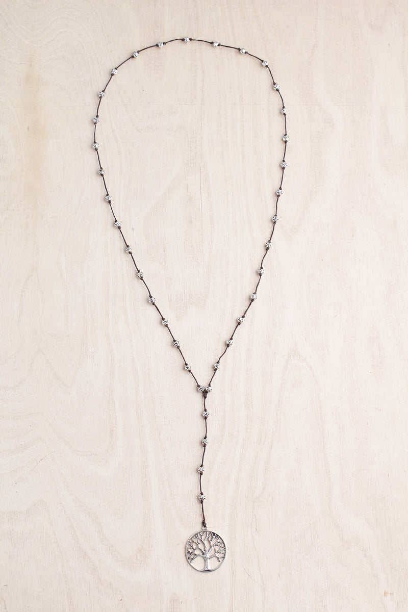 Circle Tree of Life Alloy Necklace