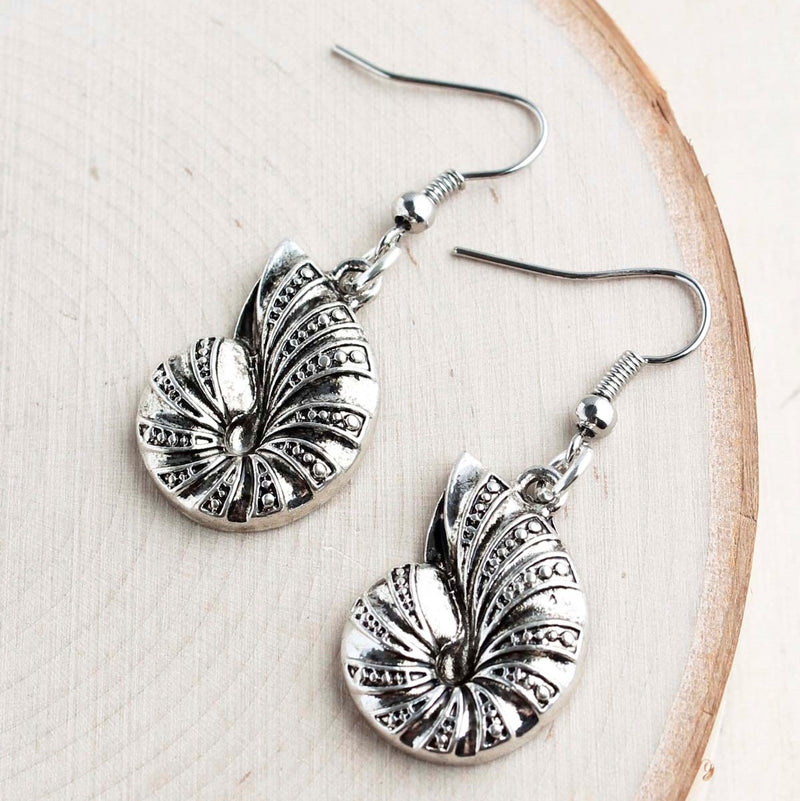 Conch Shell Alloy Earrings
