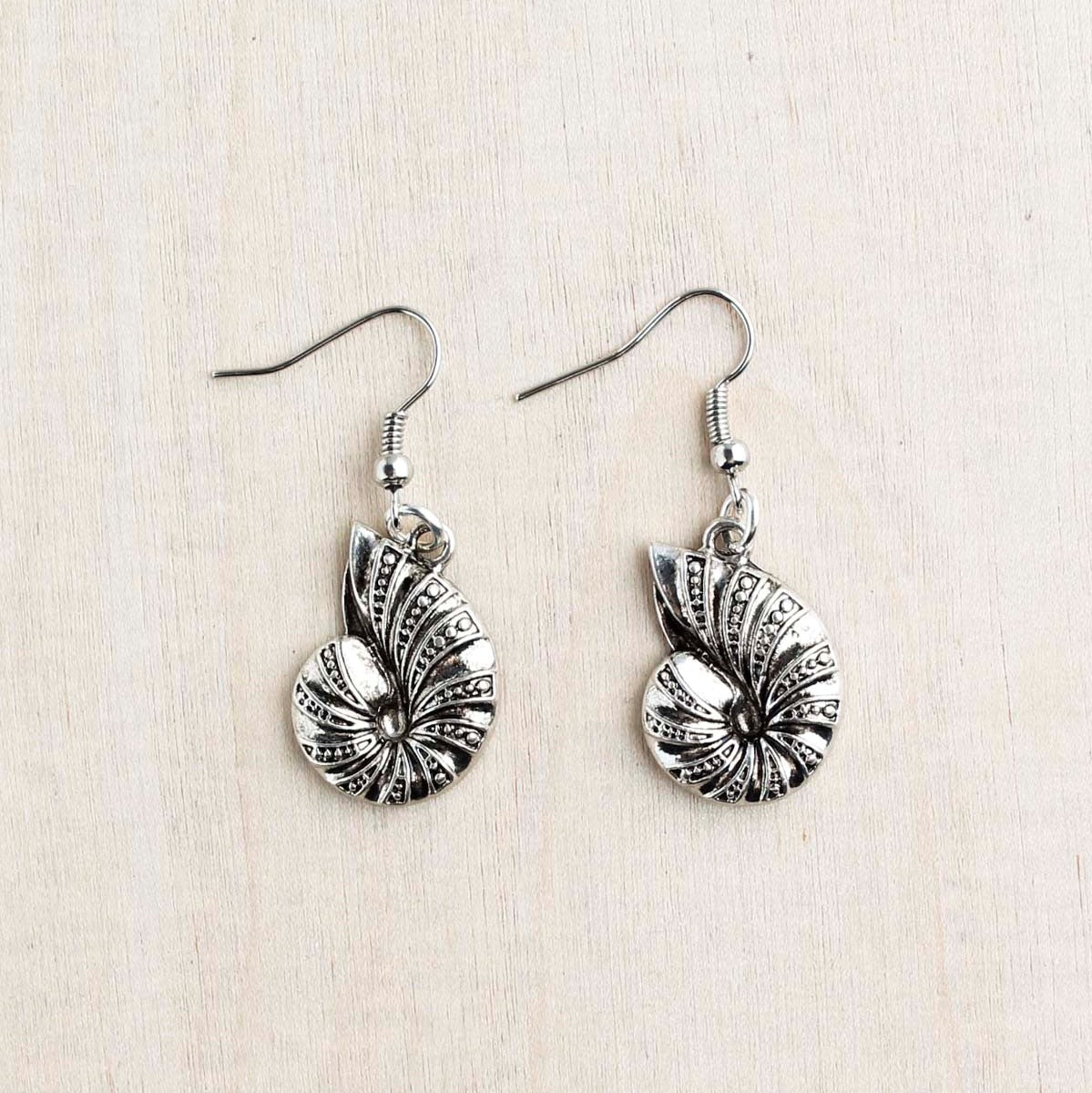 Conch Shell Alloy Earrings