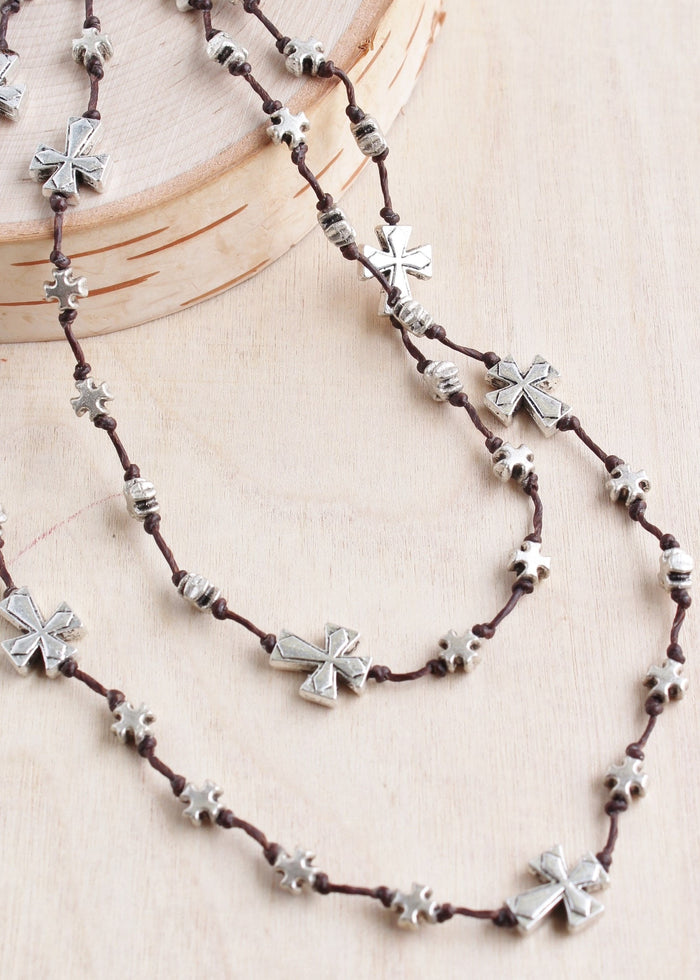 Cross Layering Alloy Necklace | Shop Bali Queen