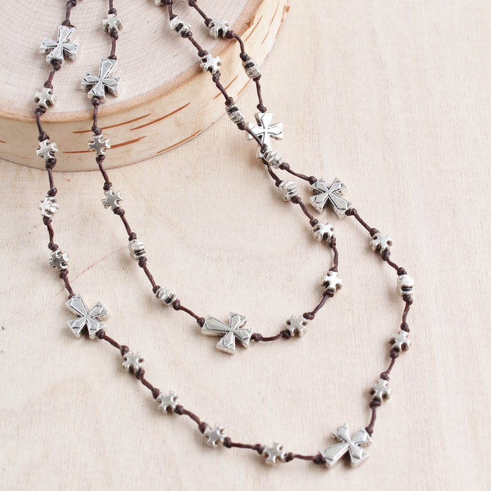 Cross Layering Alloy Necklace | Shop Bali Queen
