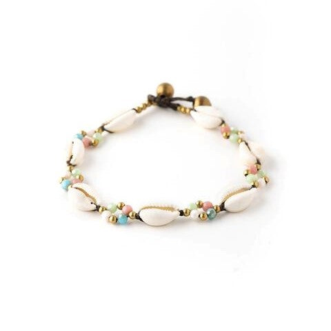 Crystal Cowrie Anklet 4 Pack | Shop Bali Queen