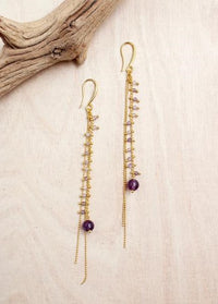 Dew Drop Fringe Earring