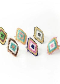 Diamond Beaded Ring 5-Pack | Shop Bali Queen