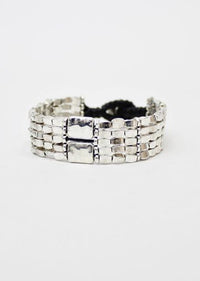 Double Rectangle Premium Alloy Bracelet