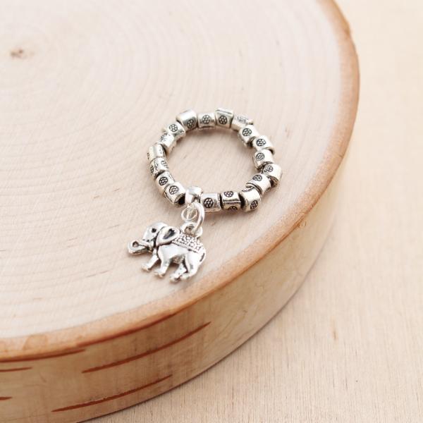 Elephant Alloy Stretch Ring