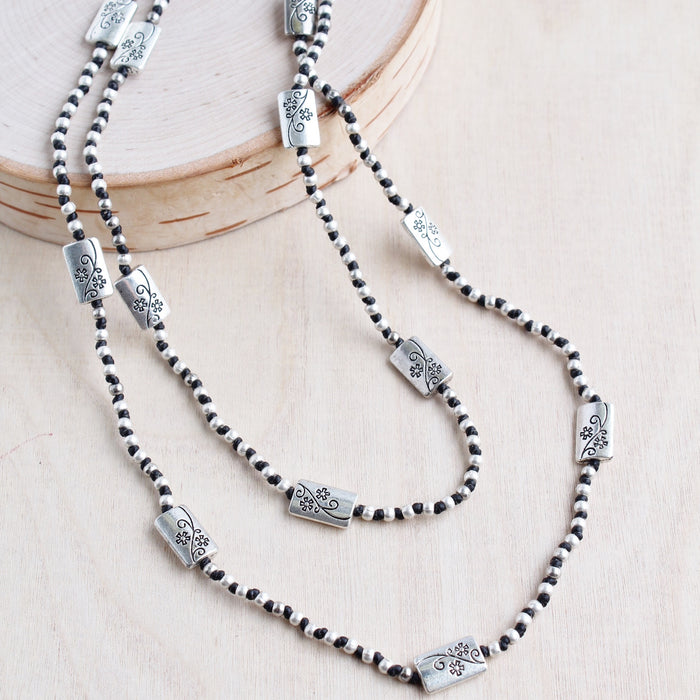 Etched Rectangle Layering Alloy | Shop Bali Queen
