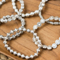 12 Stretch Alloy Bracelet Assortment, We Pick!