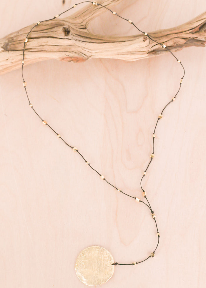Golden Sun Gold Alloy Necklace