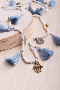 Coin Lg Tassel Necklace