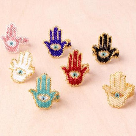 Hamsa Hamsa Ring 8-Pack | Shop Bali Queen