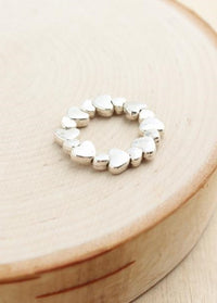 Heart Alloy Stretch Ring