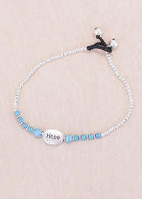 Hope Stone Alloy Anklet