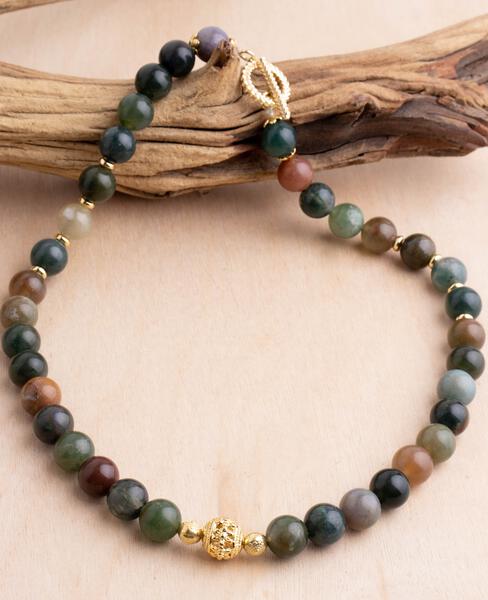 Stackable Stone Toggle Necklace | Shop Bali Queen