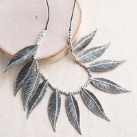 Leaf Adjustable Alloy Necklace | Shop Bali Queen