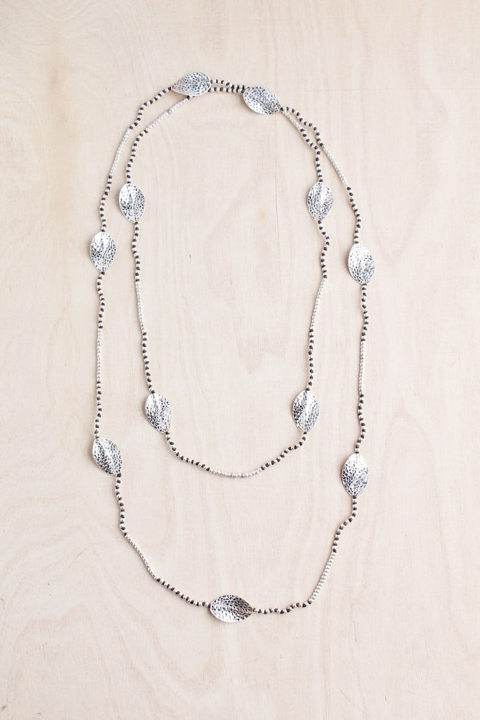 Leaf Layering Alloy Necklace | Shop Bali Queen