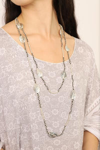Leaf Layering Alloy Necklace
