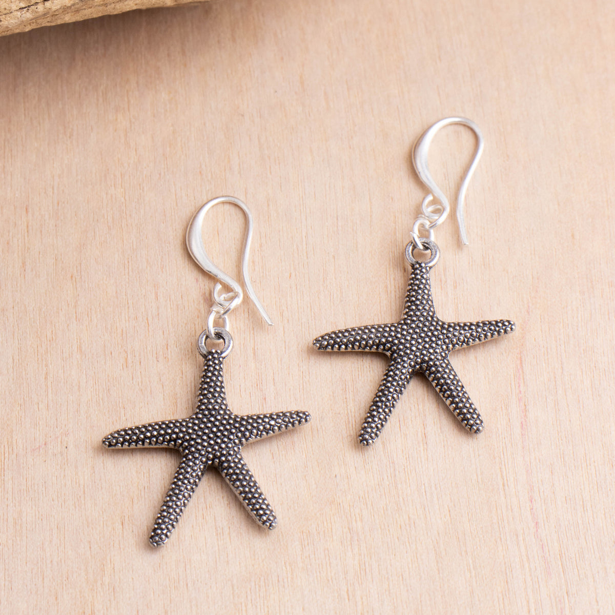 Lg Starfish Alloy Earrings