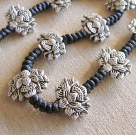 Lotus 17" Alloy Choker / Wrap Bracelet | Shop Bali Queen